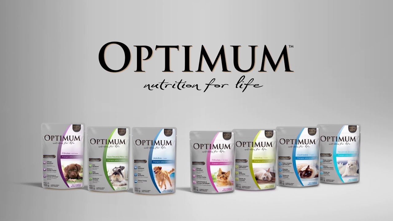 Optimum reforça slogan “O máximo do alimento para o máximo da vida”