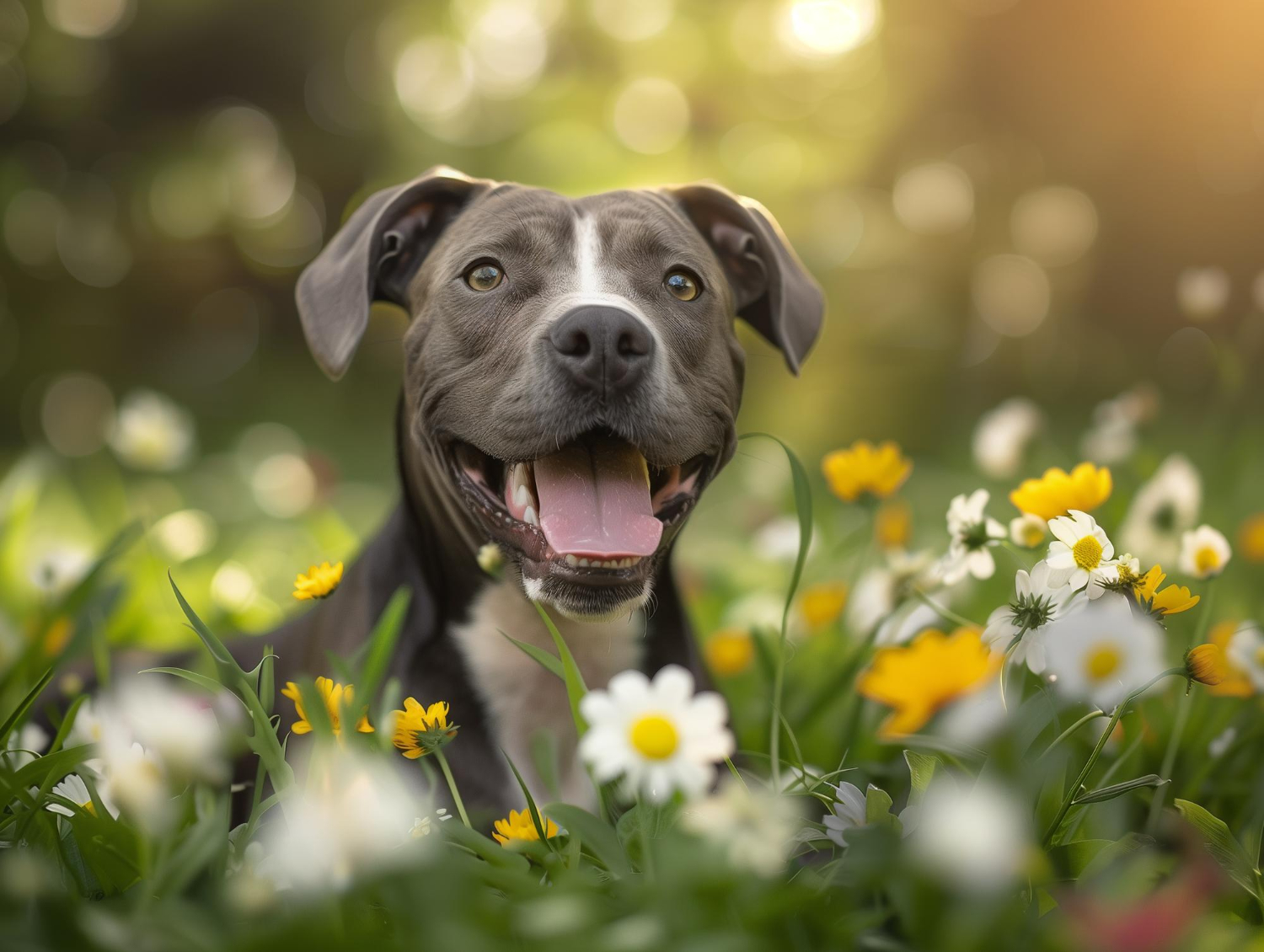 cães primavera