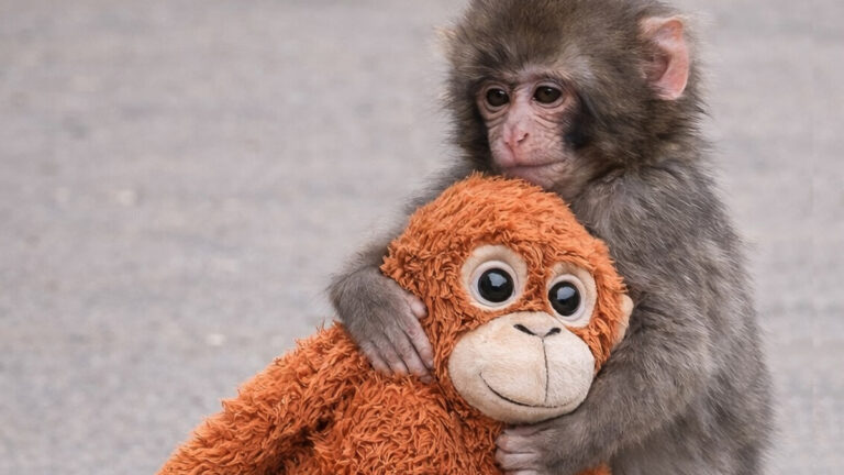 O macaco que abraçava uma pelúcia: o que ele nos ensina sobre senciência animal