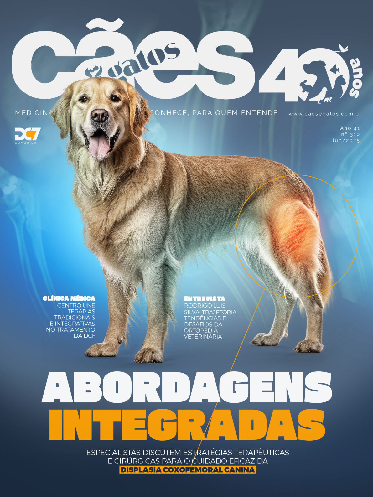 Capa Revista CãeseGatos Edição 310 - Junho 2025