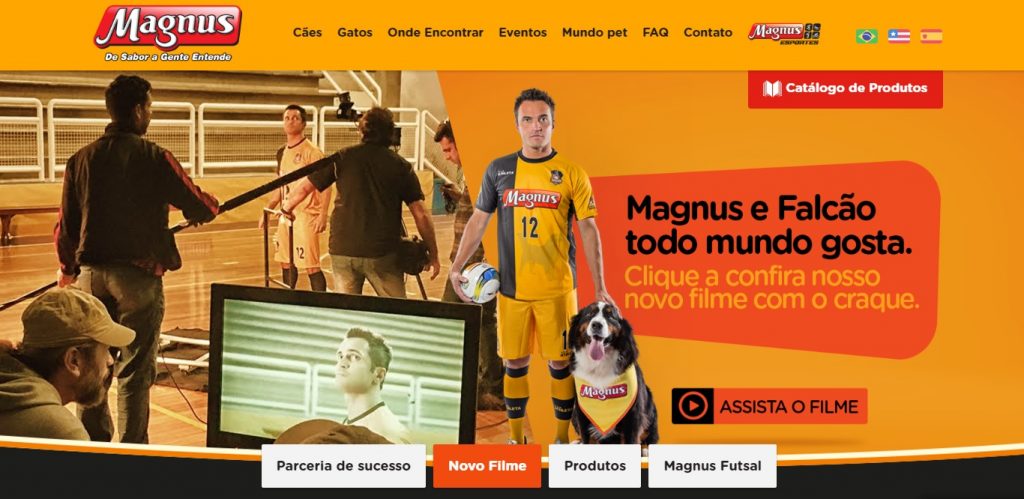 MAGNUS LANÇA NOVO SITE COM LAYOUT MODERNO E DICAS DE ALIMENTAÇÃO