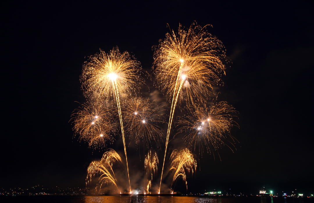 fogos de artifício