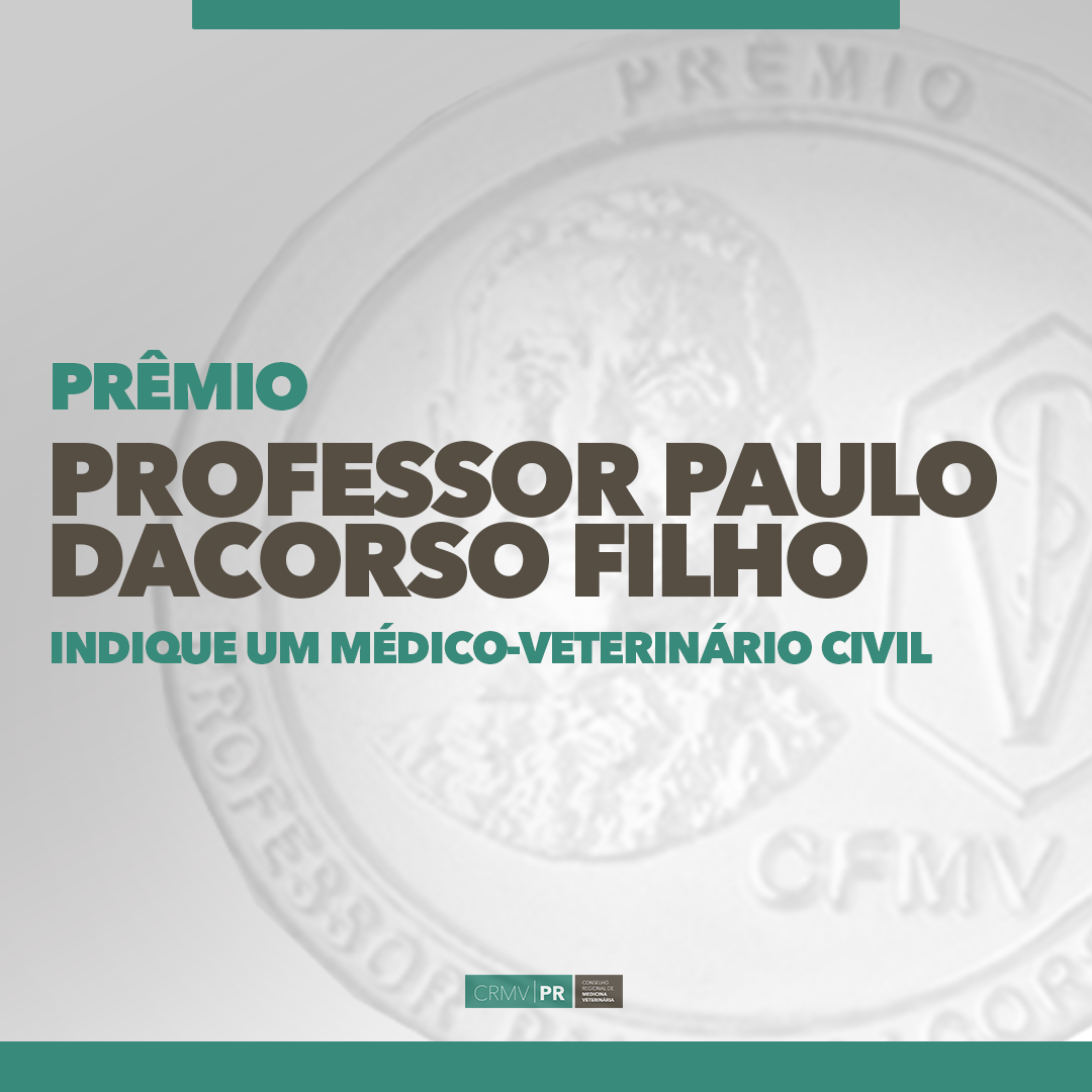 Abre inscrições para concorrer ao “Prêmio Professor Paulo Dacorso Filho”