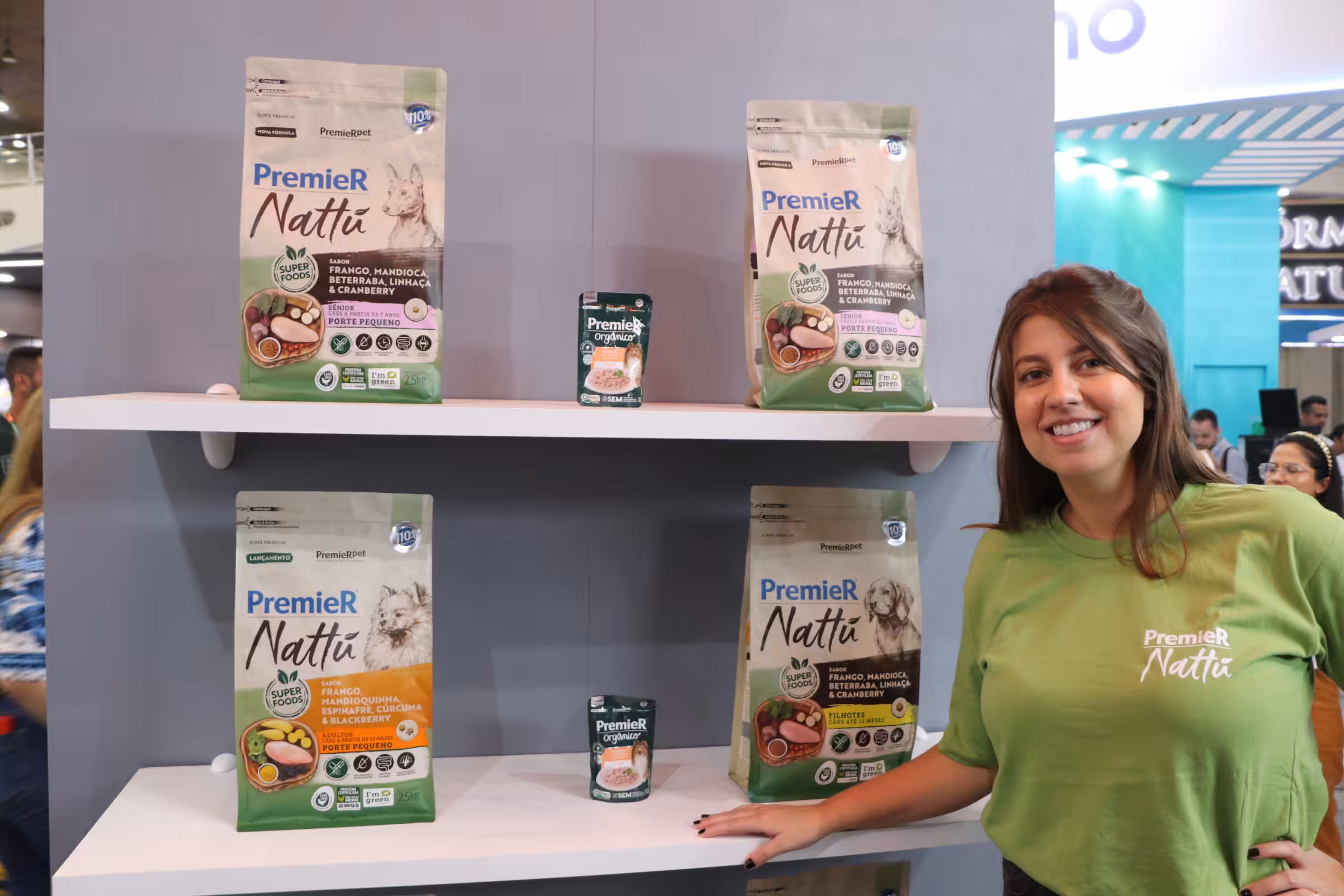 PremieR Nattu e PremieR Orgânico são destaques da PremieRpet no CBA 2023 