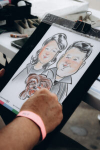 Caricatura Pet da Ourofino no Festivel Pet