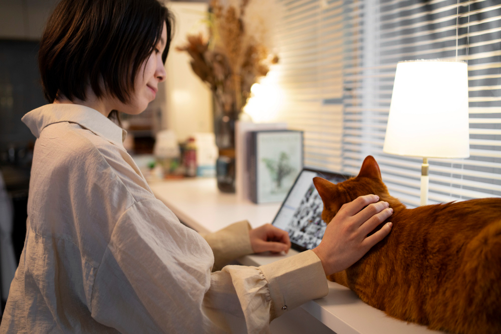 gato com tutor