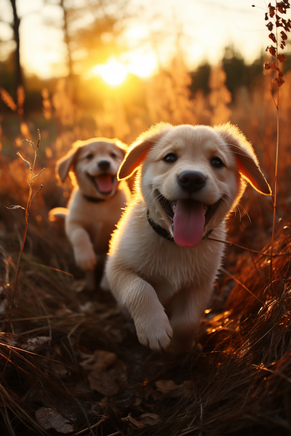 cachorros felizes