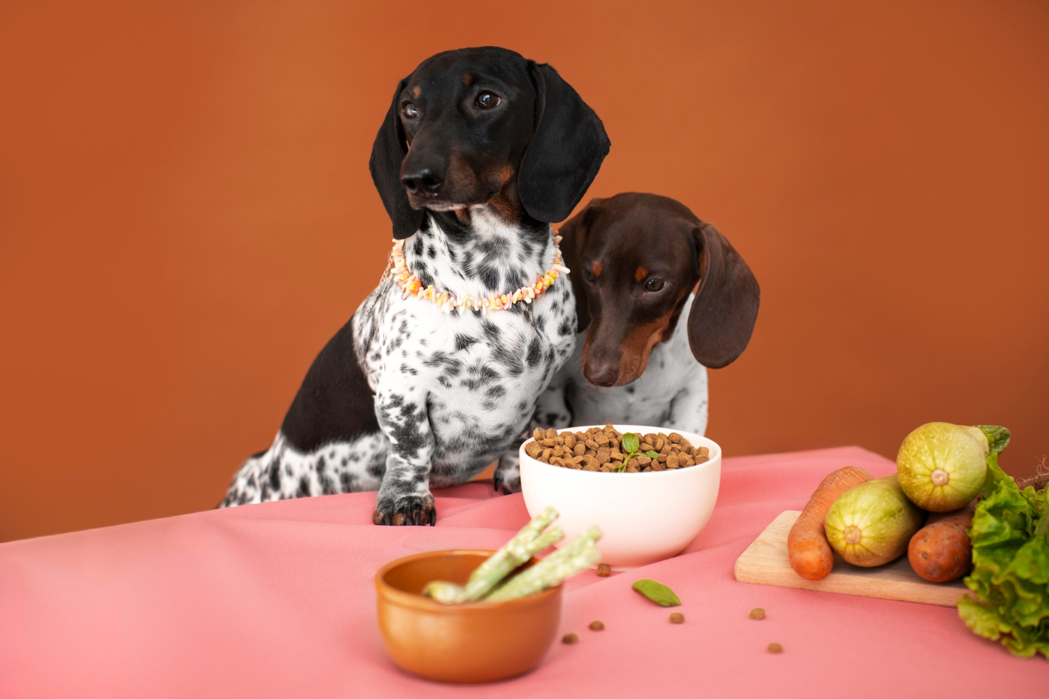 cão comendo