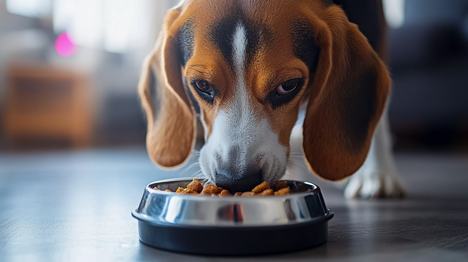 cachorro comendo