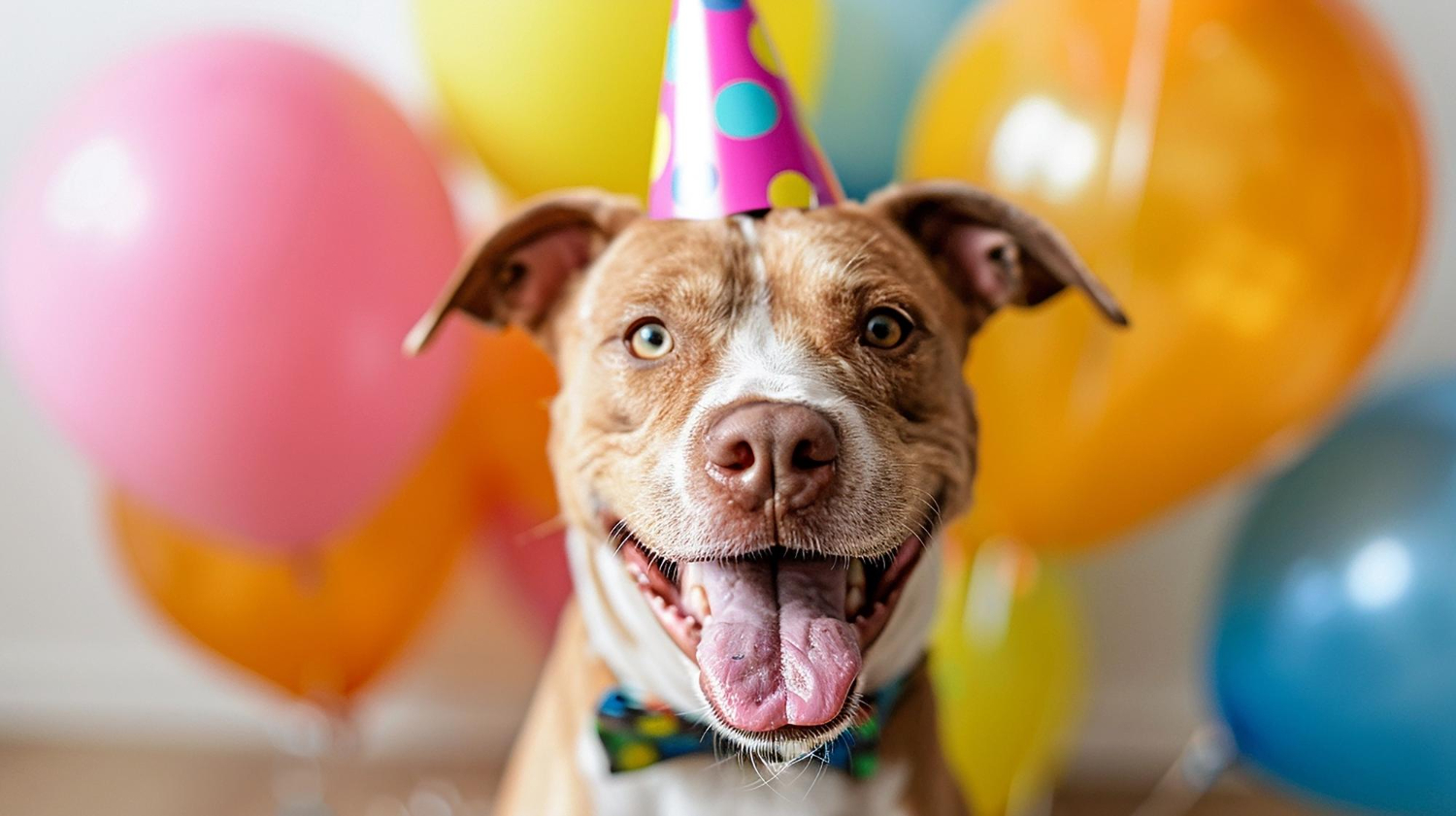 cachorro aniversário