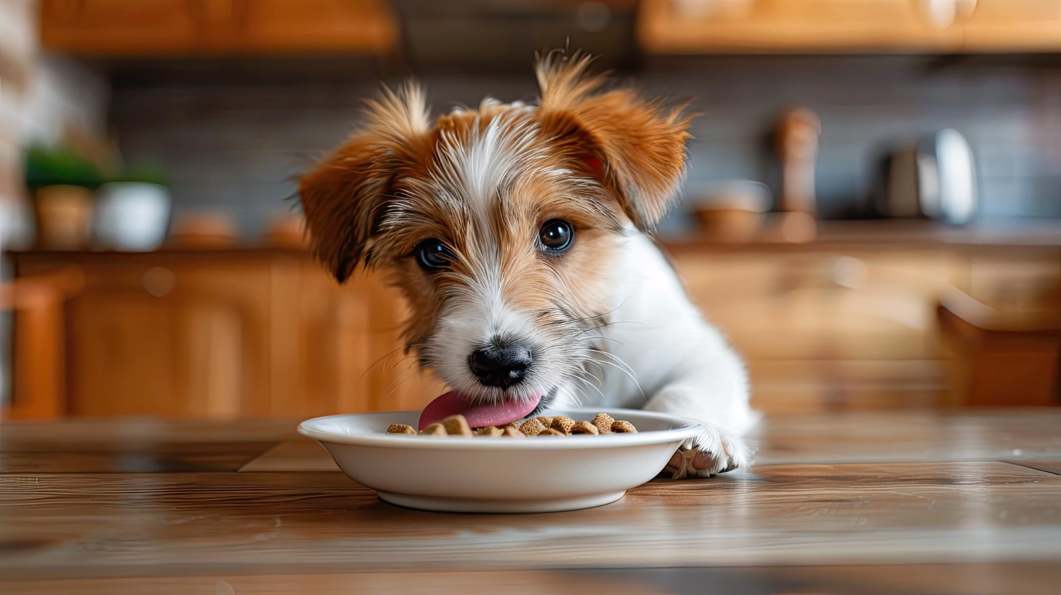 cachorro comendo