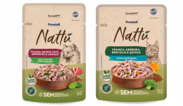 PremieR Nattu lança linha de alimentos úmidos com ingredientes naturais