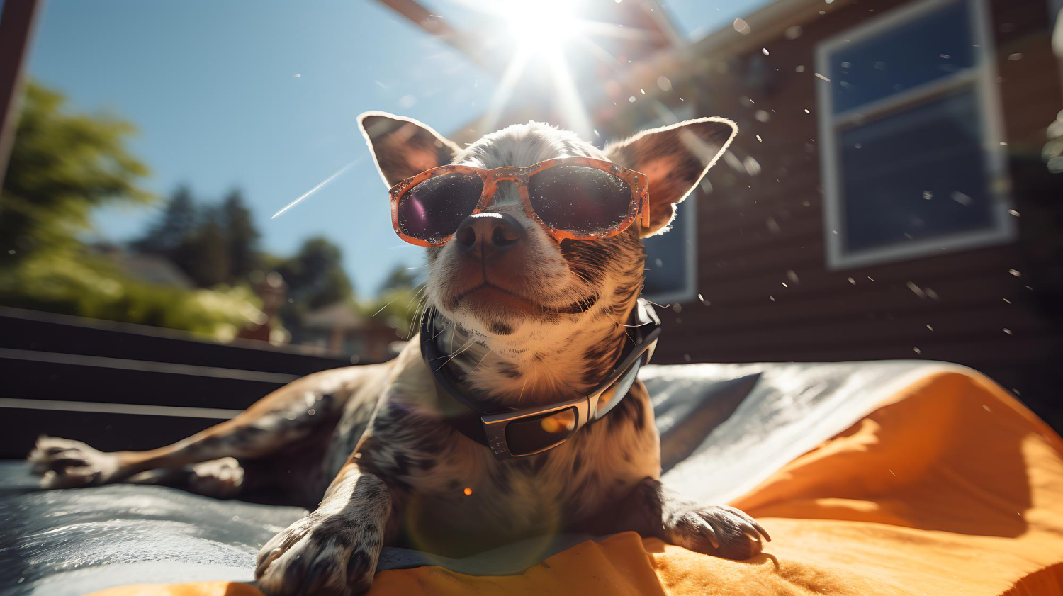 Pets precisam de proteção e cuidados para enfrentar as altas temperaturas