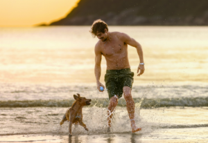 Amendoim e Rafael Vitti na Praia