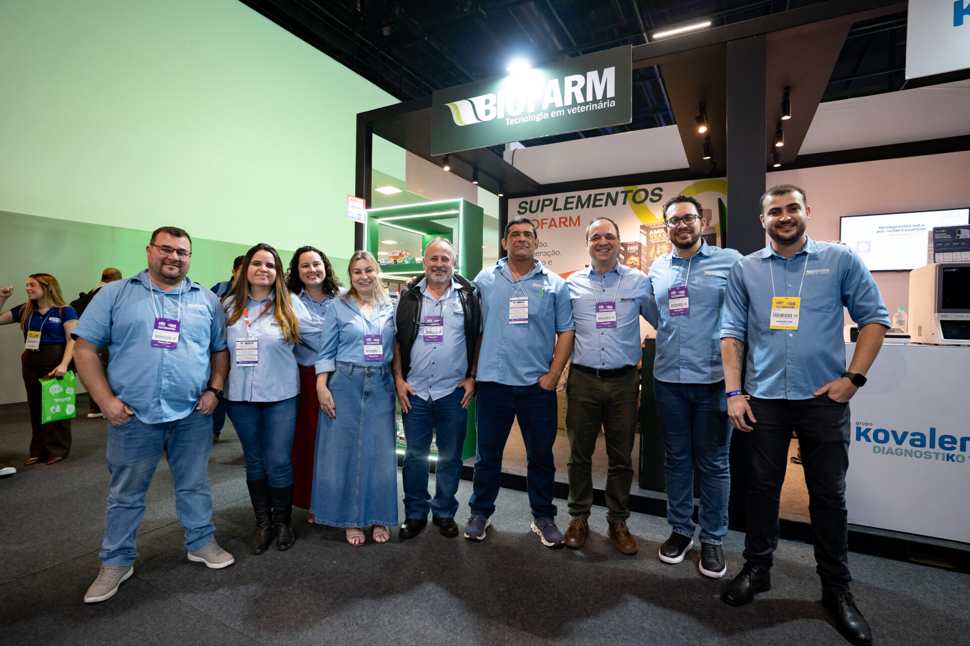 Biofarm reforça aproximação com médicos-veterinários durante a Pet Vet Expo 2026
