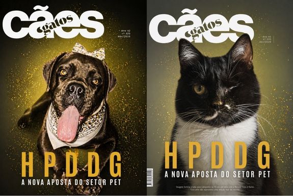 E se seu pet fosse capa de revista? Na FS, isso se tornou realidade