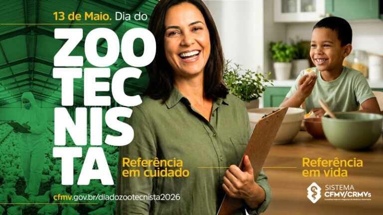 CFMV lança campanha nacional em homenagem ao Dia do Zootecnista