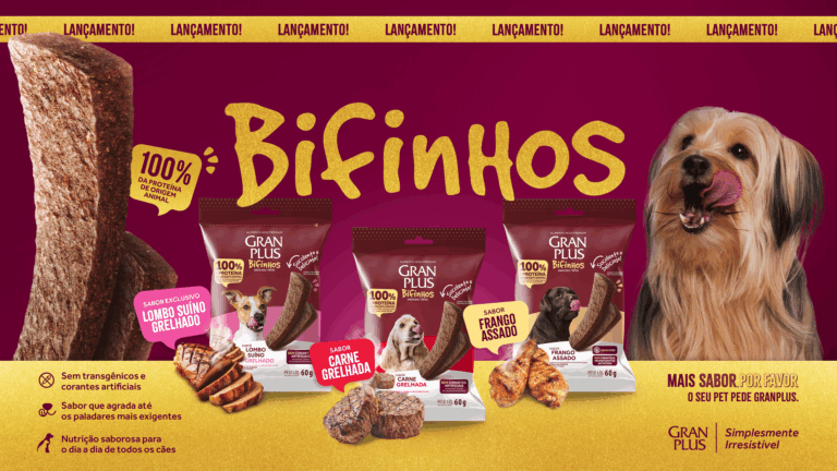 GranPlus estreia no segmento de bifinhos com proteína 100% de origem animal