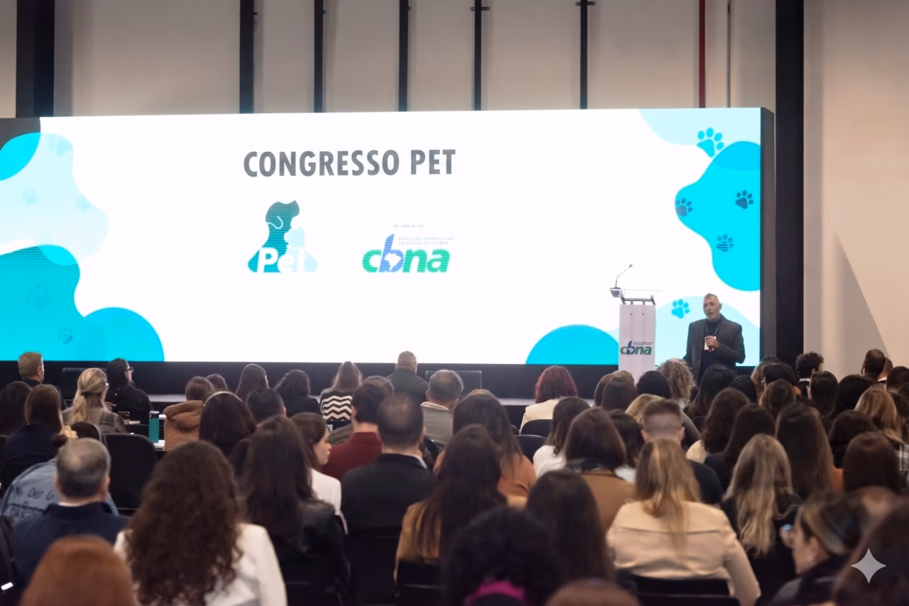 CBNA debate alimentação personalizada e impacto da nutrição na longevidade de cães e gatos em congresso em São Paulo