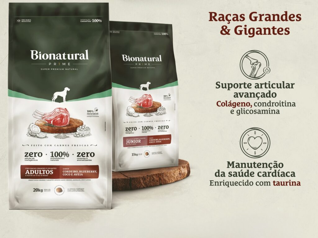 Bionatural expande portfólio com lançamento focado em portes grandes e gigantes