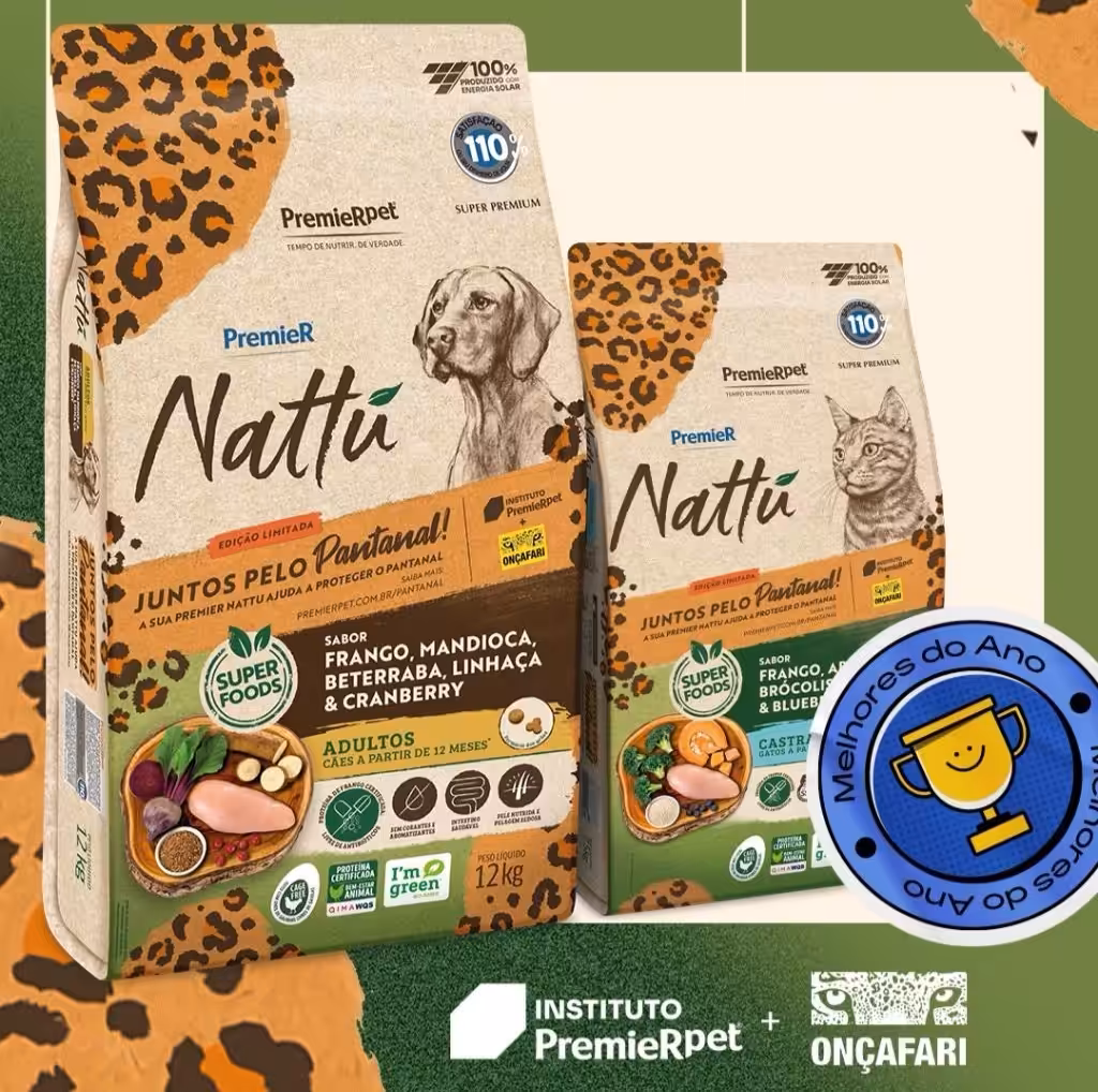 PremieRpet e Onçafari são reconhecidos no Guia MOL 2025 por campanha em prol da preservação da fauna brasileira