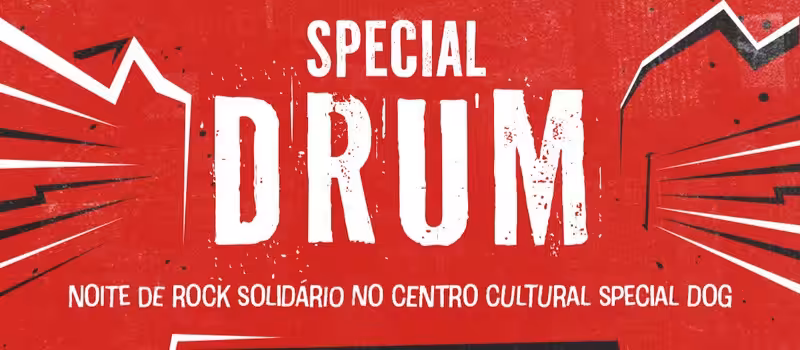 Espetáculo “Special Drum” é promovido pela Special Dog Company e combina solidariedade com muita música!