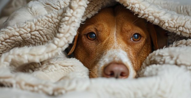 cachorro com frio