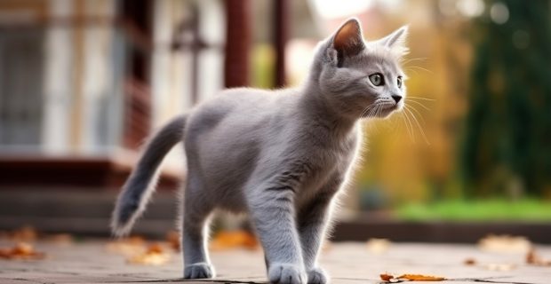 gato andando