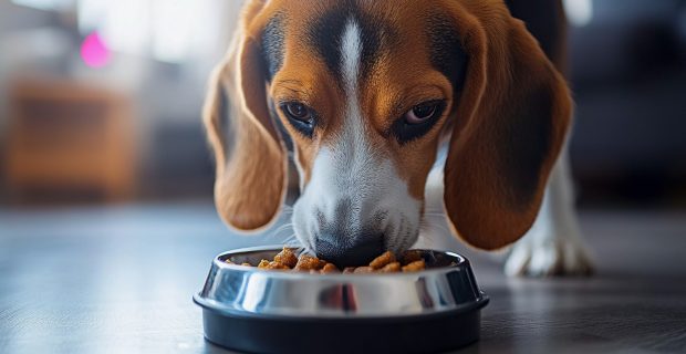 cachorro comendo
