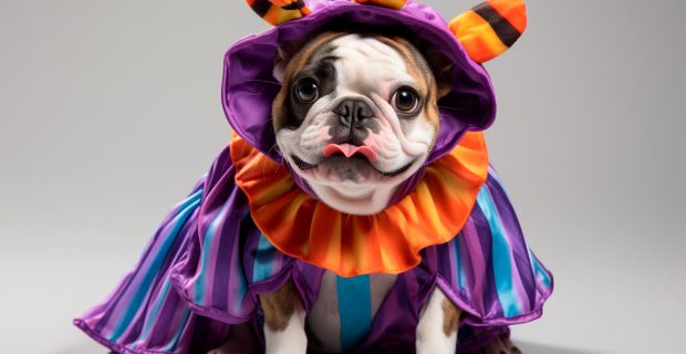 Fantasias de carnaval devem ser usadas com cautela nos pets