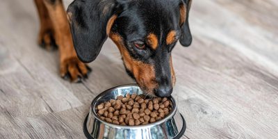 cachorro comendo