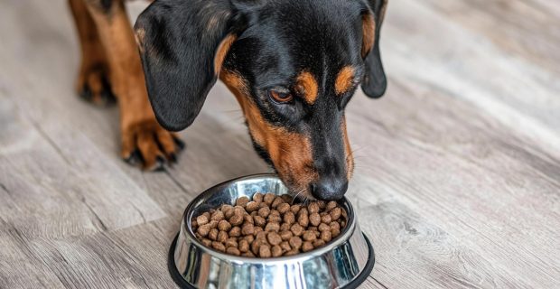 cachorro comendo