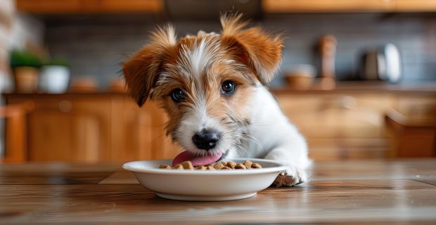 cachorro comendo