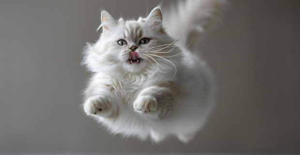 gato pulando