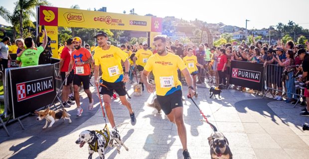 corrida com cachorro