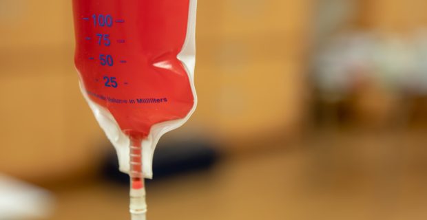 Blood bag for blood training