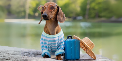cachorro turista