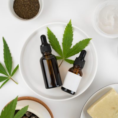 organic-cannabis-product-arrangement
