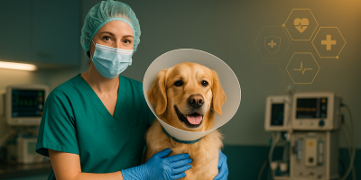 veterinária e paciente