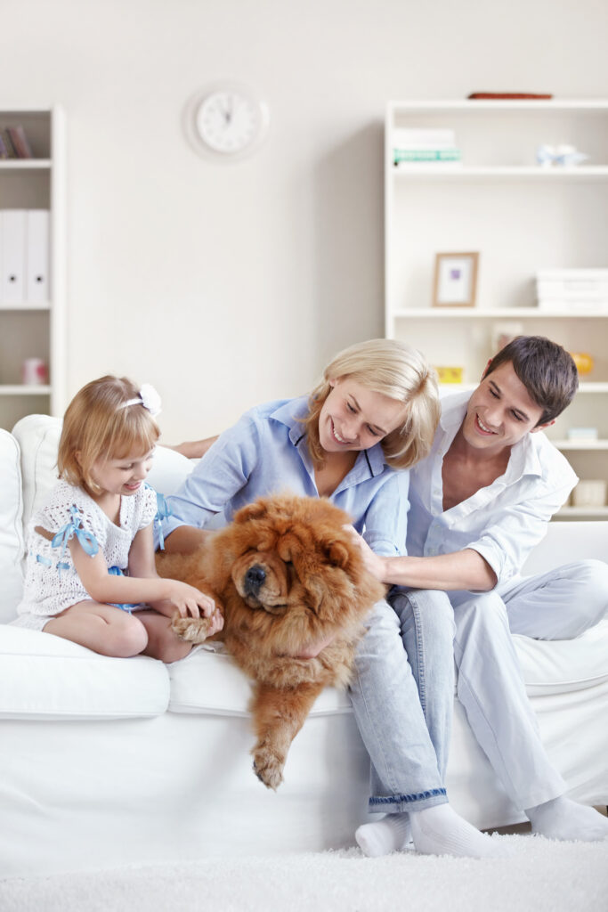 Family with pets