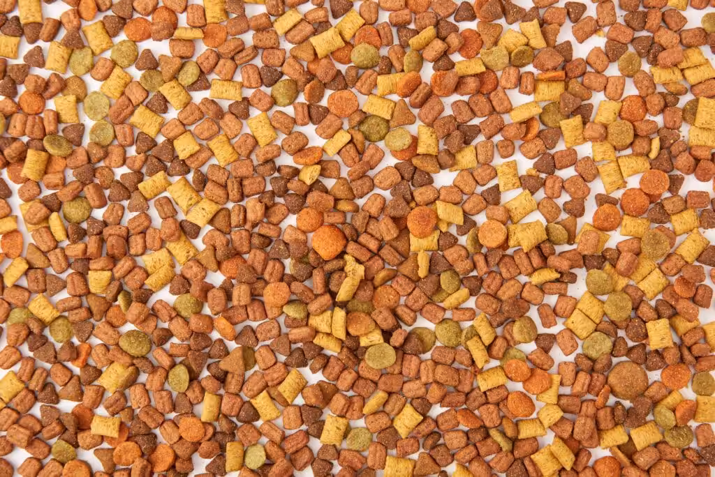 full frame image of pile of pet food background