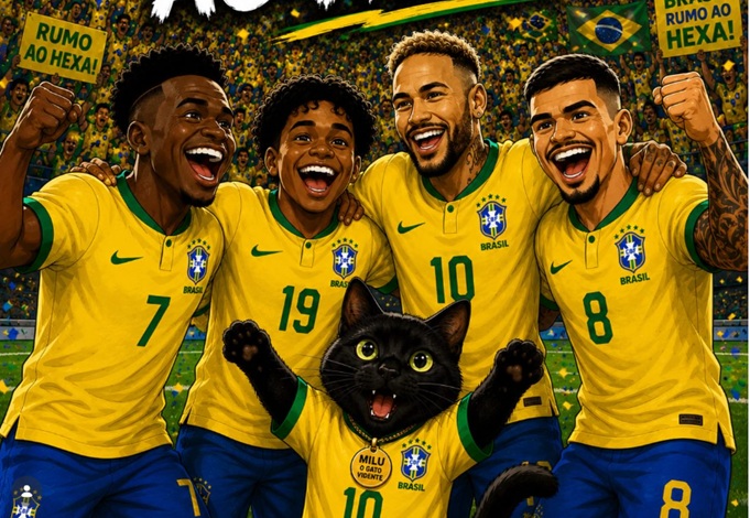 Brasil x Noruega: “gato vidente” Milu faz previsão para o jogo
